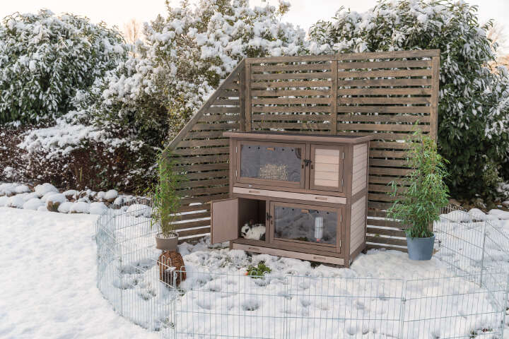 TRIXIE Kleintierstall mit Wärmedämmung